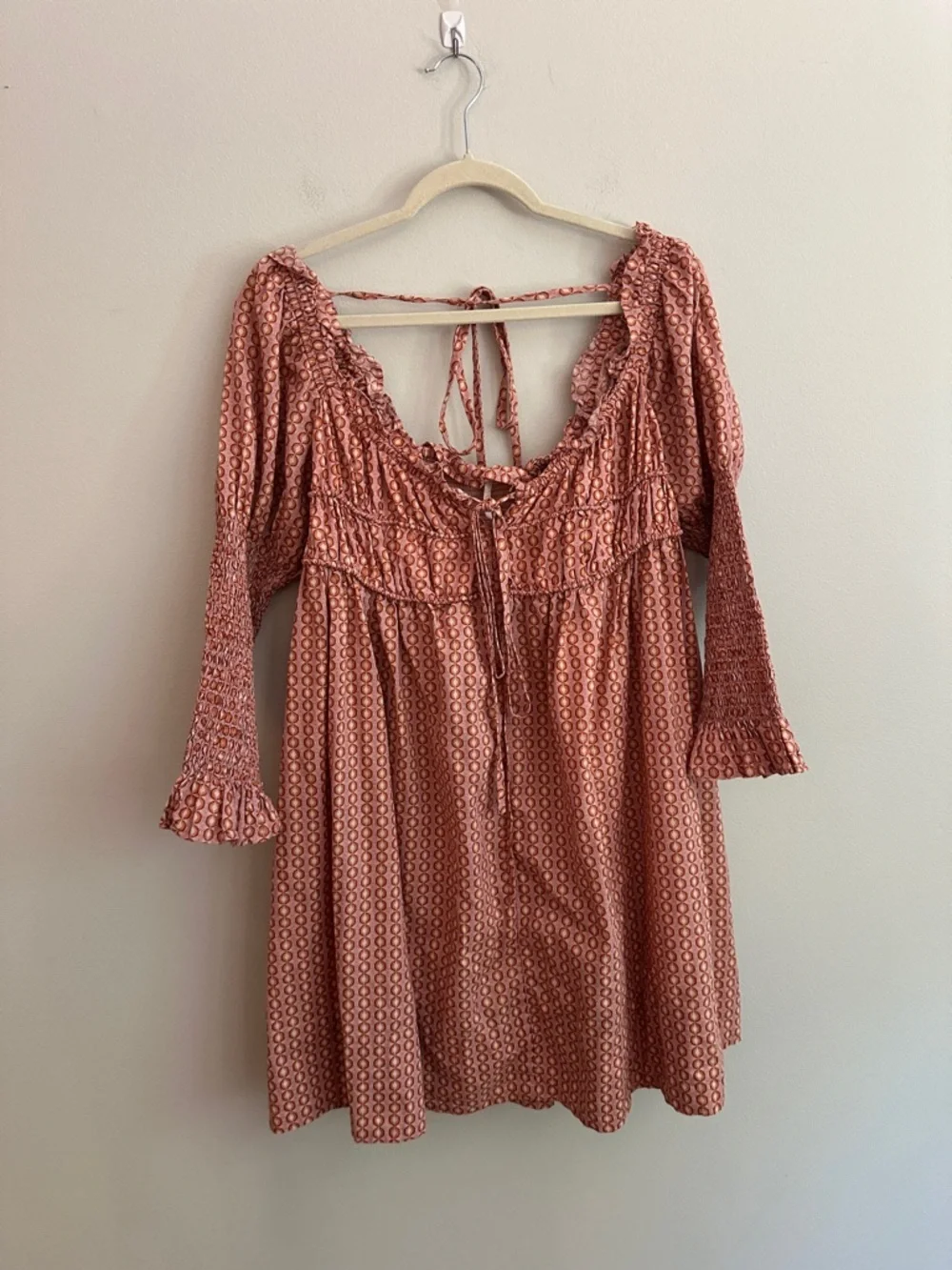 Free People Star Dip Mini Dress - Glass Roses Combo